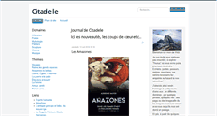 Desktop Screenshot of citadelle-fr.com